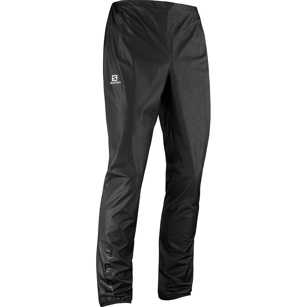 Pantalons Salomon Homme Noir - Salomon BONATTI RACE WP M - France (4917-KRIUB)